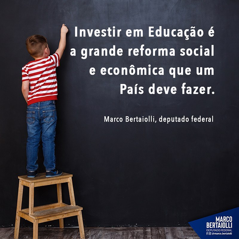 A educação é o único caminho para mudar a vida das pessoas